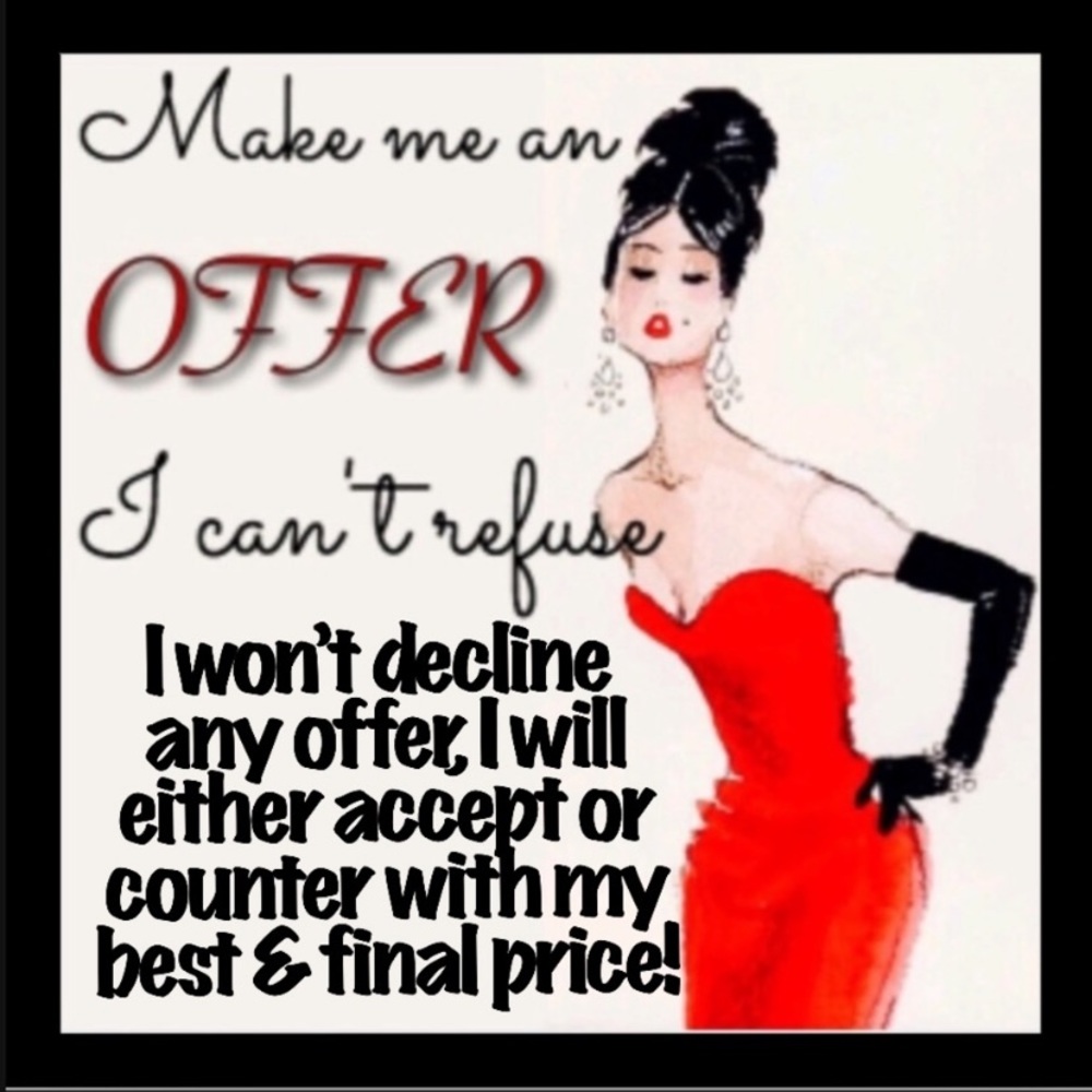 I 💗💗 reasonable offers.